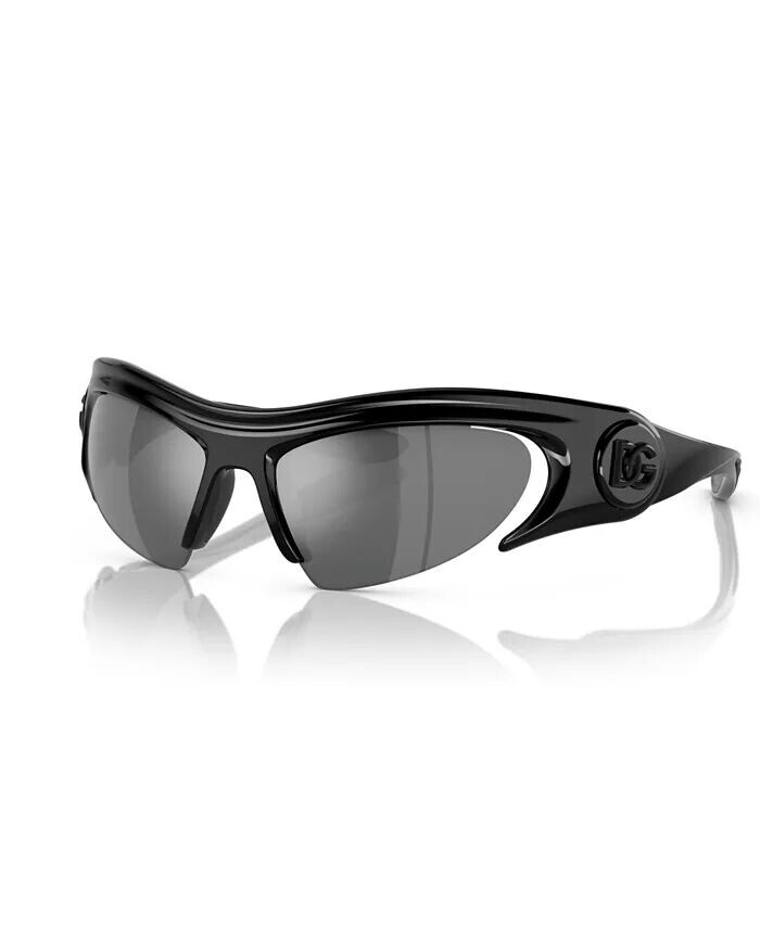 

Солнцезащитные очки унисекс, зеркало DG6192 Dolce&Gabbana, черный