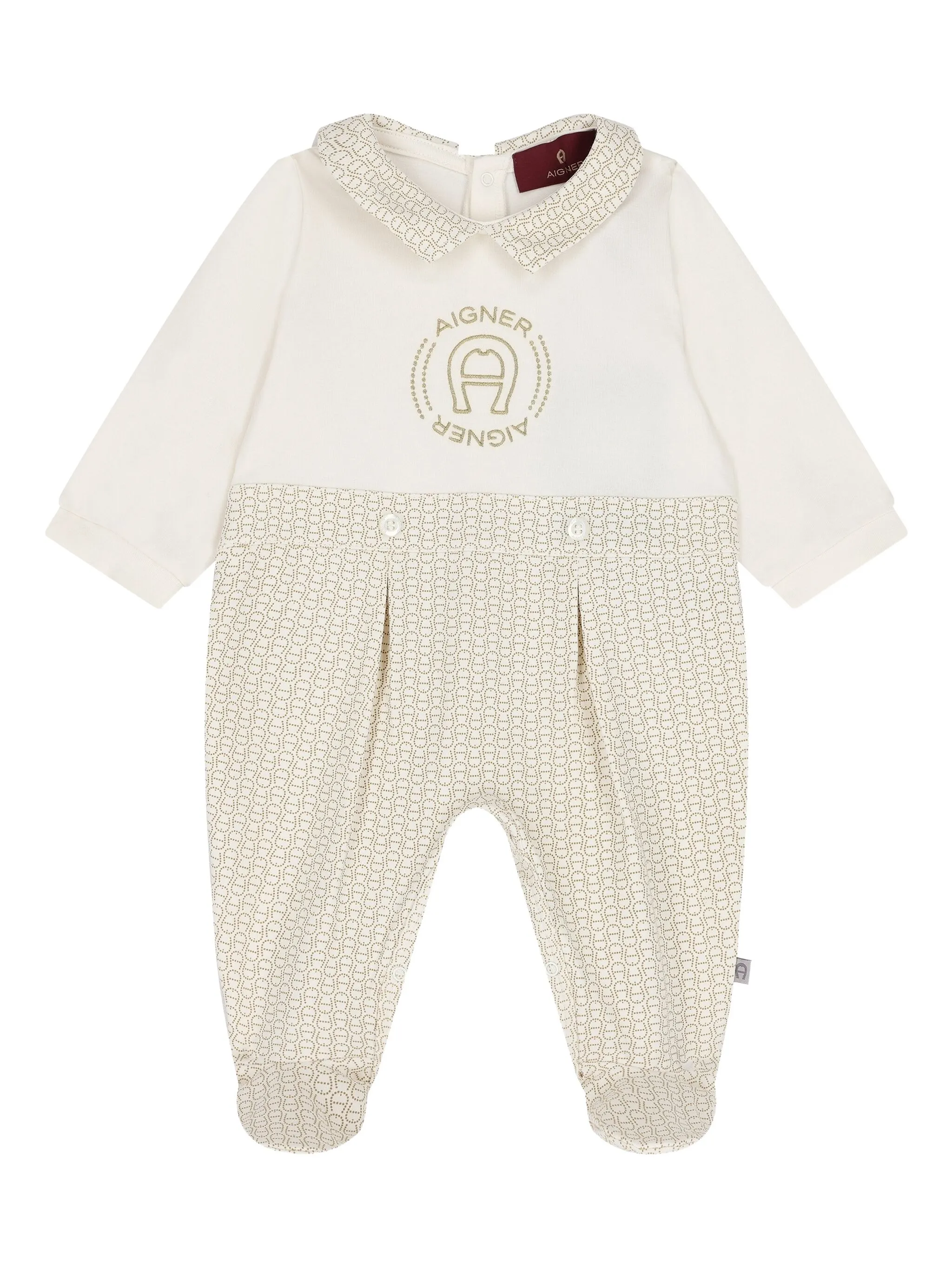 

Пижама с вышитым логотипом Aigner Kids, белый