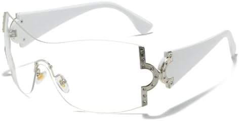 

Модные цельные солнцезащитные очки 2027 года для женщин, блестящие хрустальные солнцезащитные очки с защитой от УФ-излучения UV400, разноцветные очки с бриллиантами MTZJH, C7white-clear