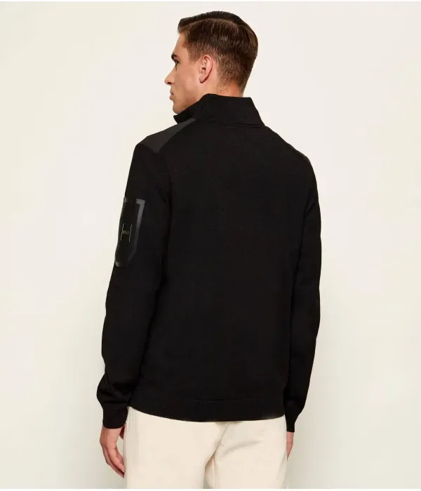 Свитер K_Momentum-X HY regular fit Boss Green, черный — фото 3