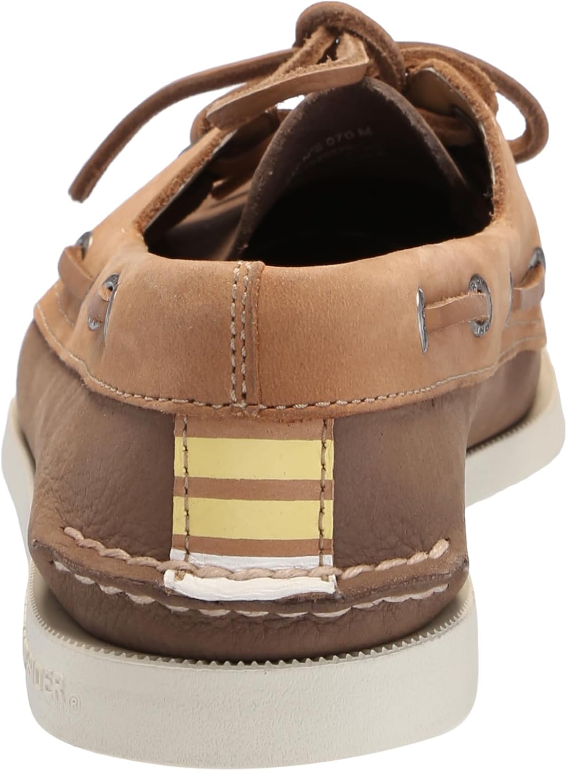 Мужские летние кроссовки Sperry Authentic Original с двумя окошками, коричневый — фото 3