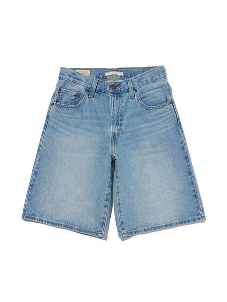 Широкие джинсы "папины штаны", короткие, средние, цвет индиго Levi's, Medium Indigo - Worn In — фото 3