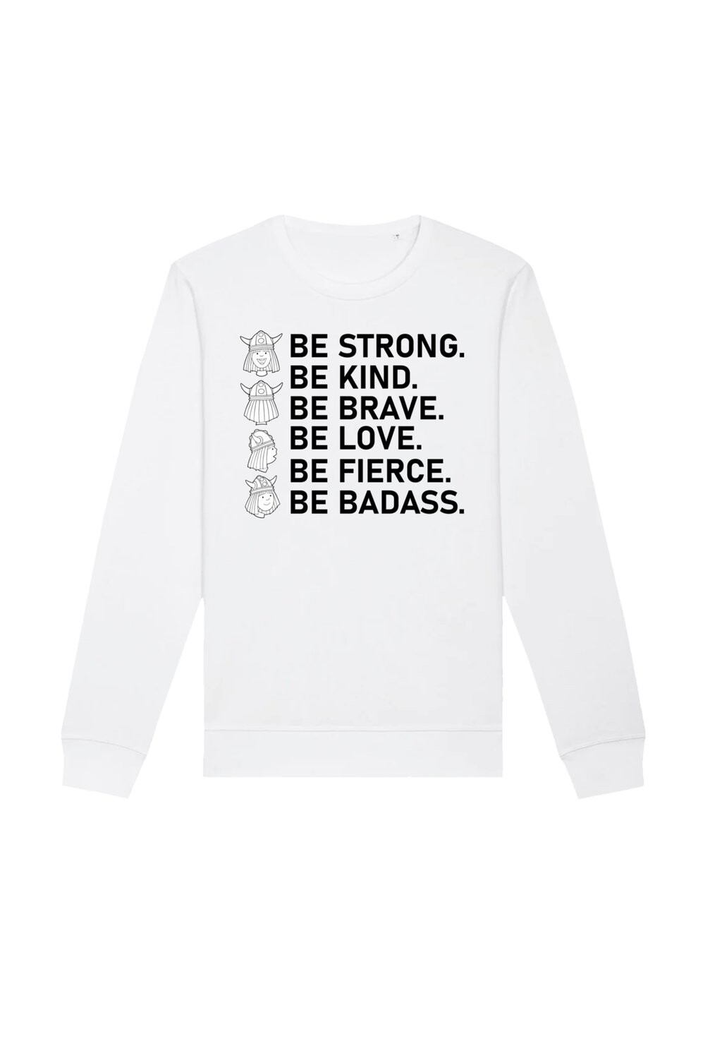 

Толстовка WICKIE BE BADASS F4NT4STIC, белый