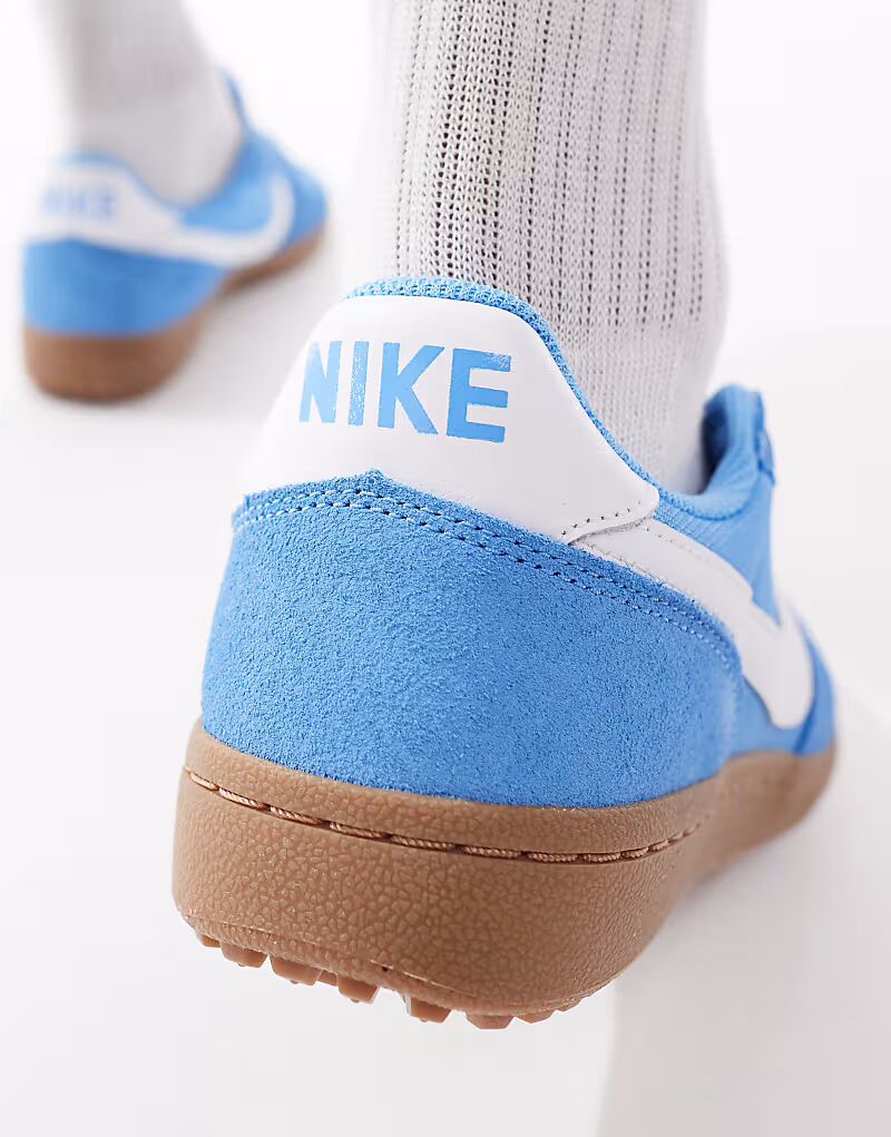 Кроссовки унисекс Nike Field General в синем и белом цвете — фото 4