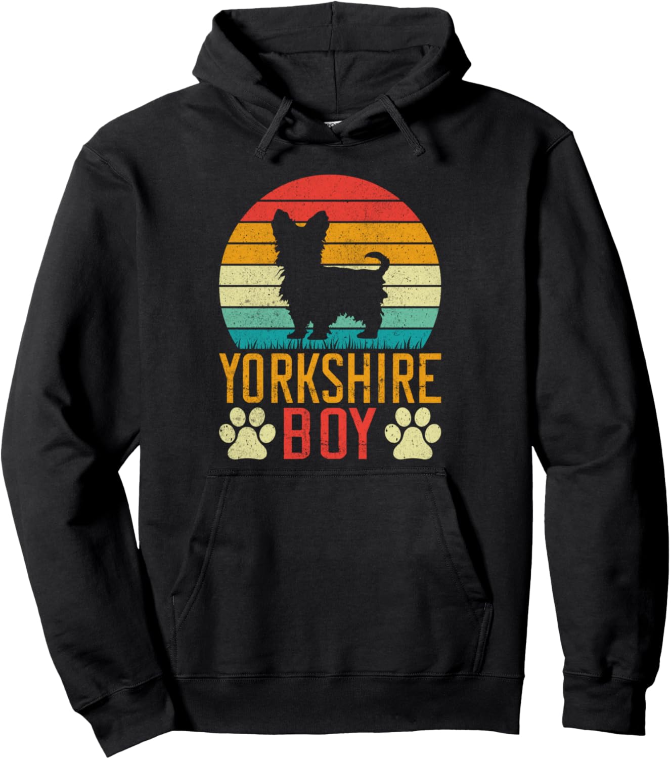 

Йоркширский терьер, йоркширская толстовка для мальчика Yorkshire Terrier Gifts & Accessories, черный