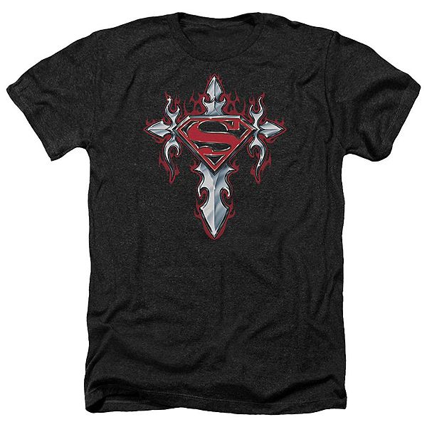 

Футболка adult heather с готическим логотипом superman Licensed Character