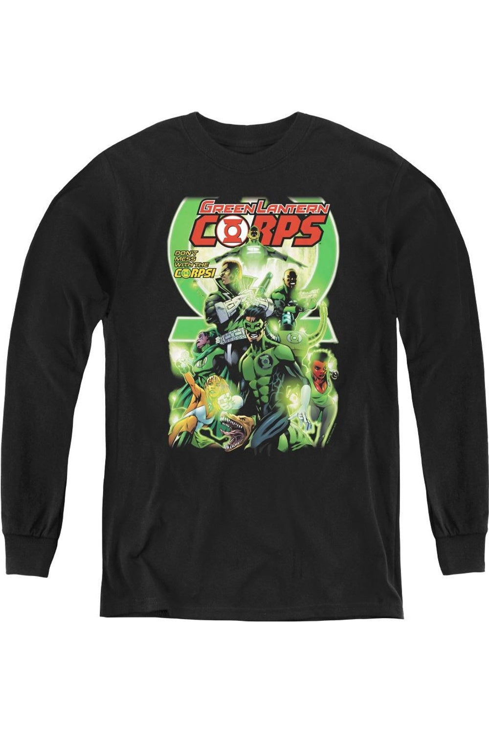 

Футболка с длинным рукавом Green Lantern Gl Corps #25 Cover Youth Gildan