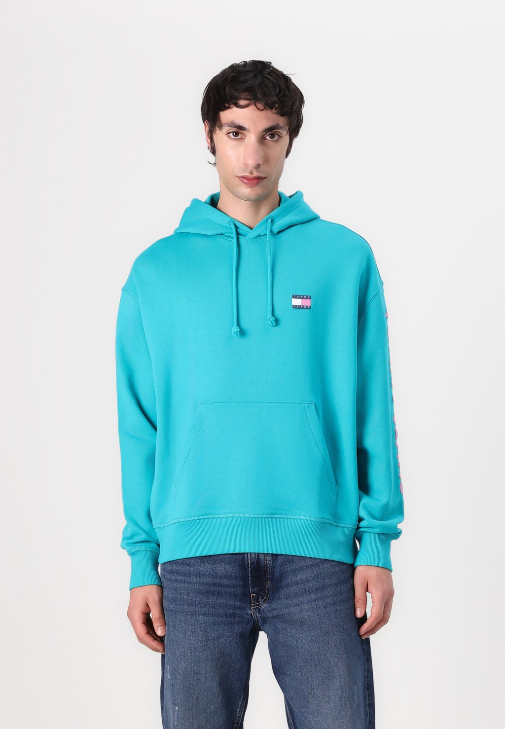

Толстовка с капюшоном NEW CLASSICS HOODIE - Sweatshirt Tommy Jeans, бирюзовый