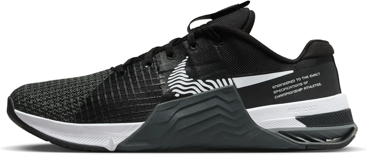 Мужские кроссовки Nike Metcon 8 Do9328, Black White Dk Smoke Grey Smoke Grey