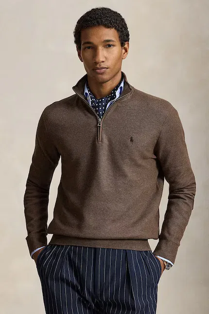 Свитер пуловер Polo Ralph Lauren, коричневый
