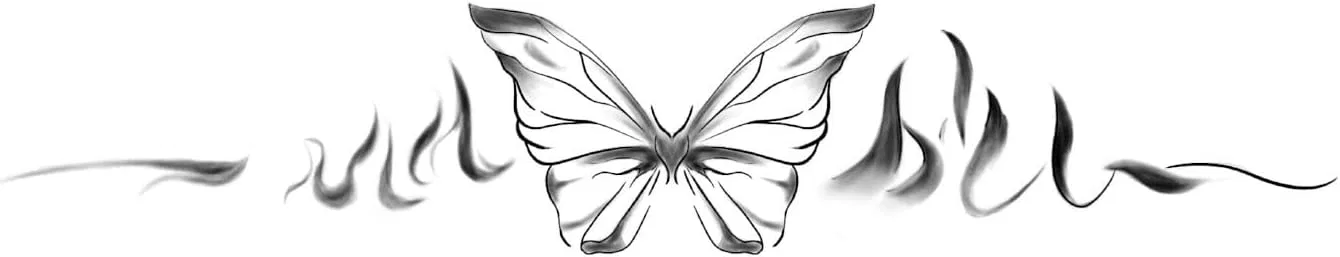 Временная татуировка Butterfly Dream Leg Ring, 1 шт., one color