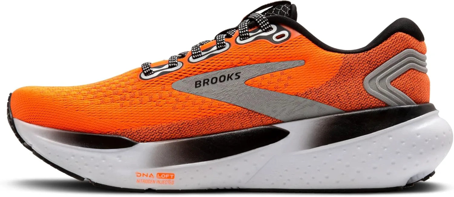 Мужские кроссовки Brooks Glycerin 21 Neutral для бега, оранжевый/черный/белый — фото 4