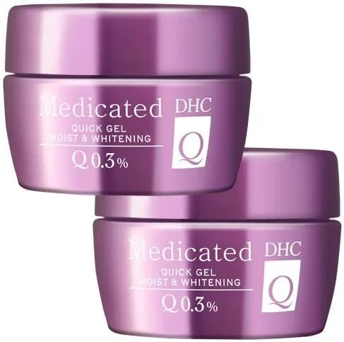 Гель DHC Medicated Q Quick Gel Moist & Whitening, 200 г, набор 2 шт.