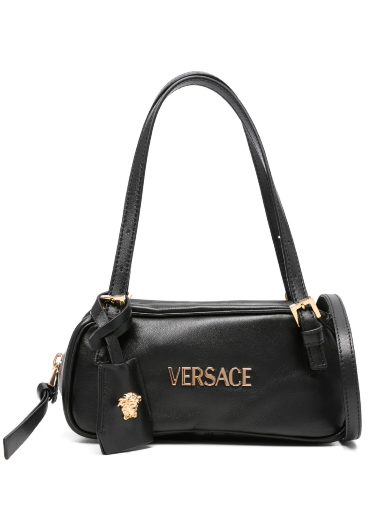 

Мини-сумка с логотипом Versace, черный