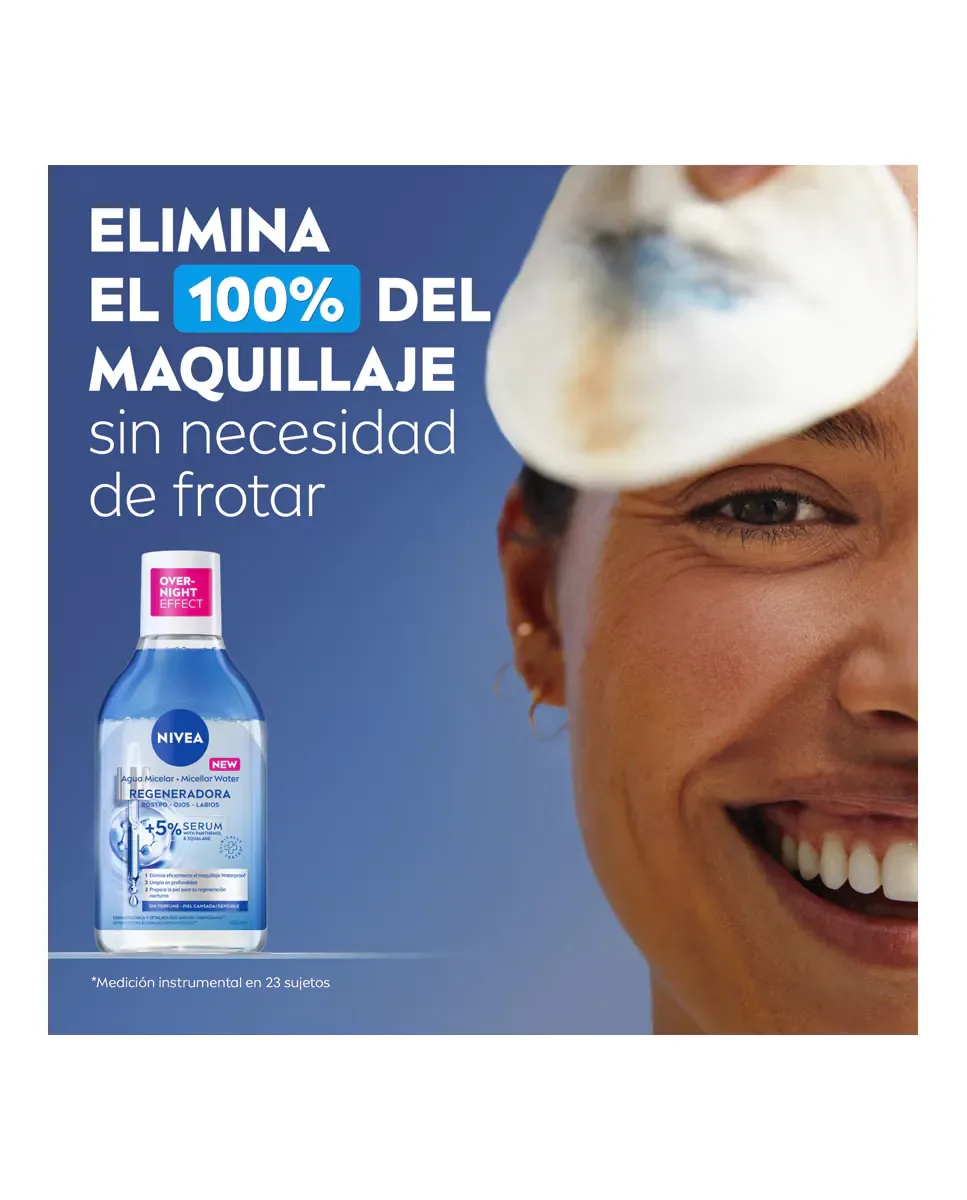 Мицеллярная вода Nivea — С регенерирующей сывороткой, 400 мл — фото 3