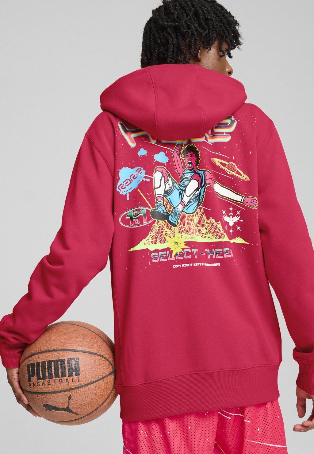 

Толстовка на молнии MELO 1LOVE Puma, розовый