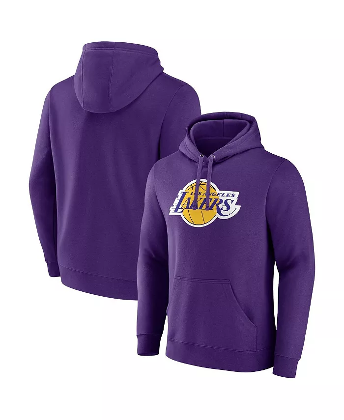 

Мужская фиолетовая толстовка с капюшоном Los Angeles Lakers с основным логотипом Fanatics
