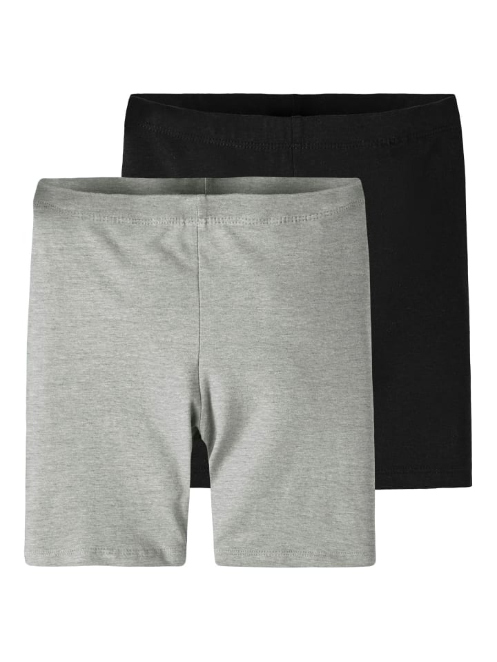 

Шорты бермуды name it, цвет black/grey melange