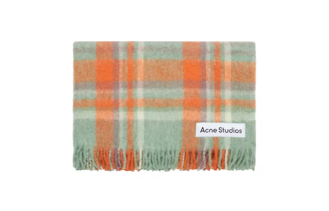 

Вязаный шарф Acne Studios для женщин многоцветный