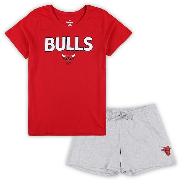 

Женская футболка и шорты Chicago Bulls plus size в красном и сером цвете Unbranded, Красный, Женская футболка и шорты Chicago Bulls plus size в красном и сером цвете Unbranded