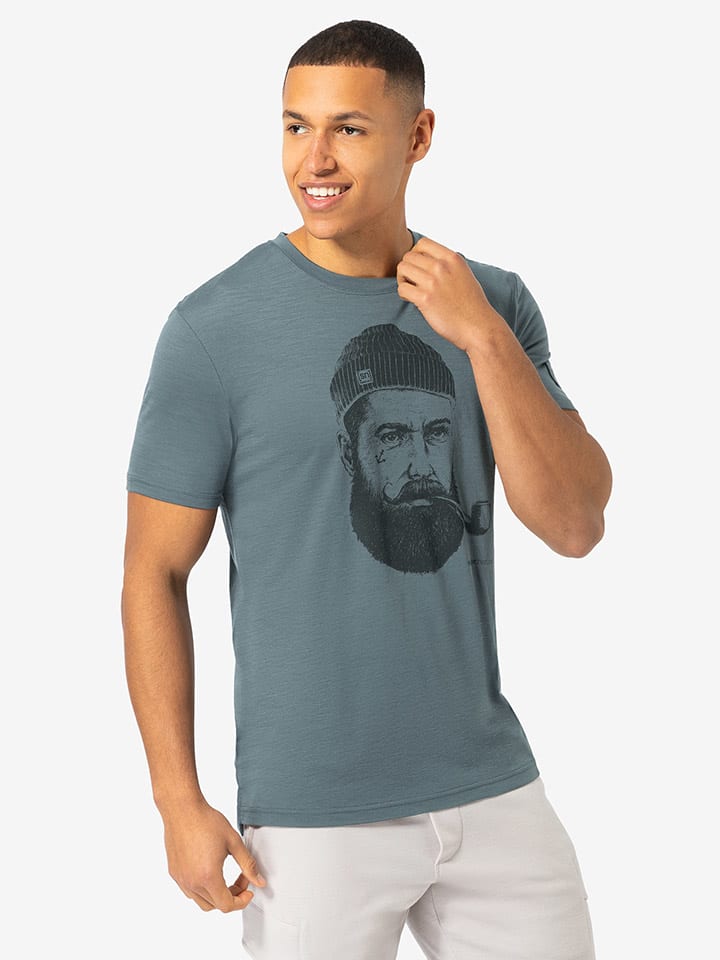 

Super.natural Функциональная рубашка "Sailor Bio" синего цвета