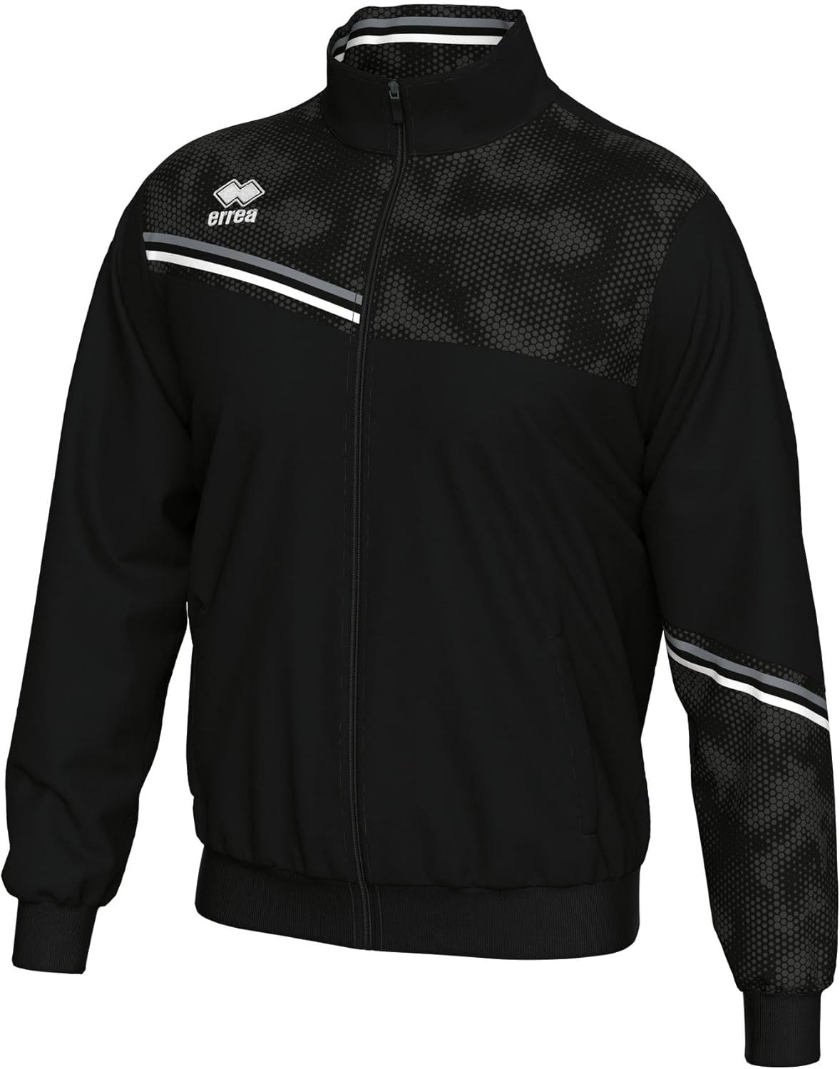 

Мужская толстовка ERREA ELTON на молнии с карманами , белый/черный/угольный