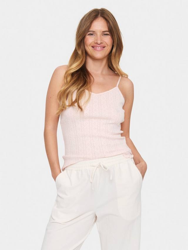 

Богатая майка из органического хлопка gru Saint Tropez, цвет Sepia Rose Melange