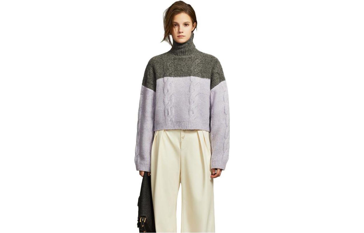 

ELLE Толстовка женская фиолетовая водолазка Moderate Others