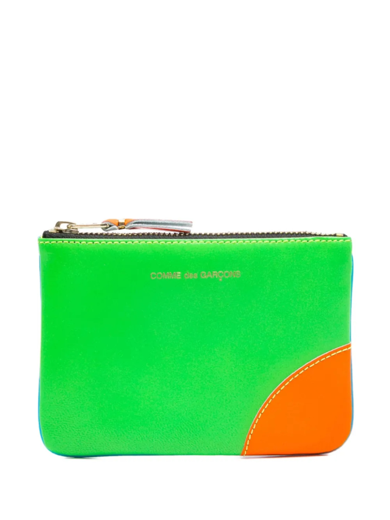 

Кошелек с цветными блоками Comme Des Garçons Wallet, зеленый
