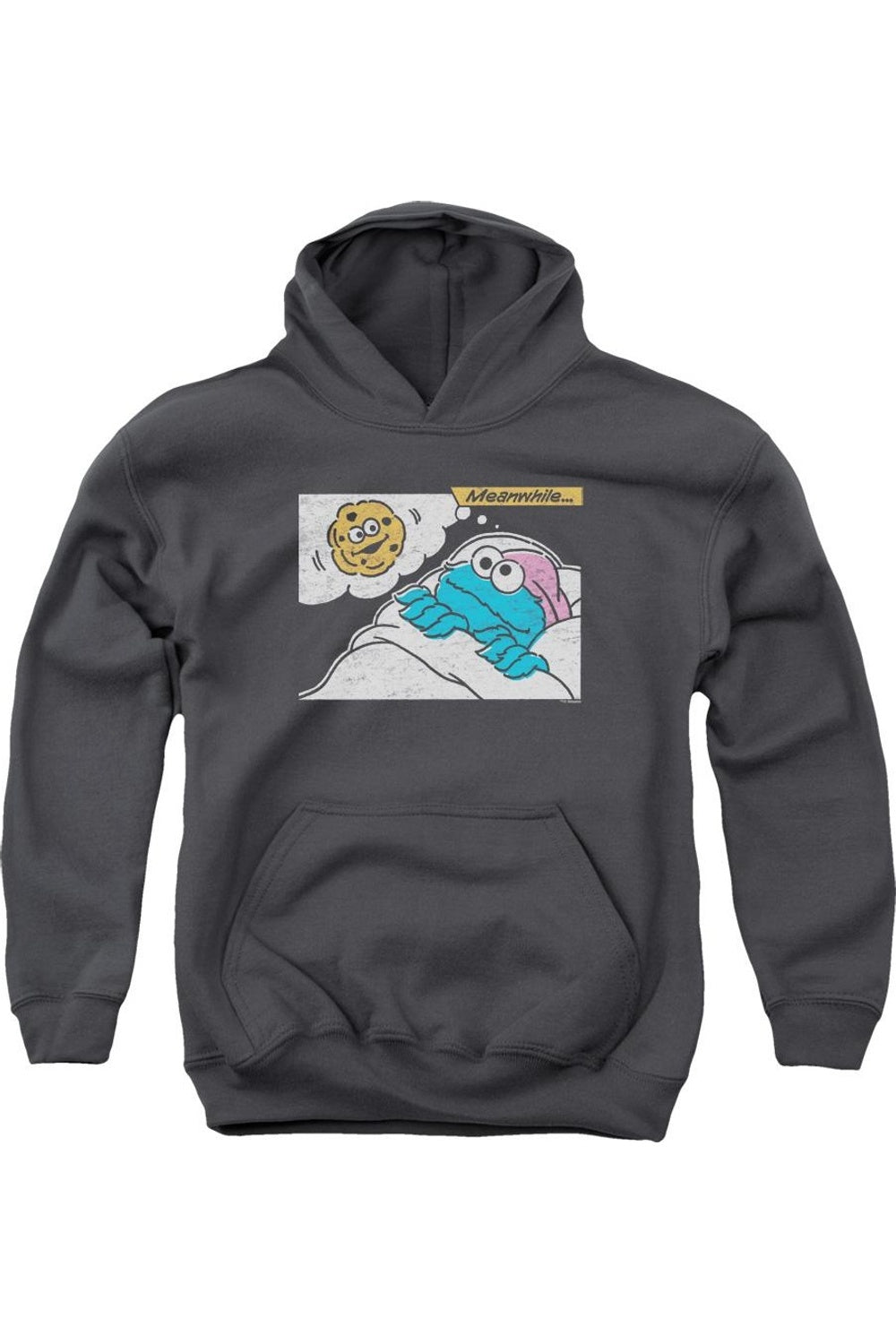 

Толстовка с капюшоном Sesame Street Meanwhile Youth Gildan, Charcoal