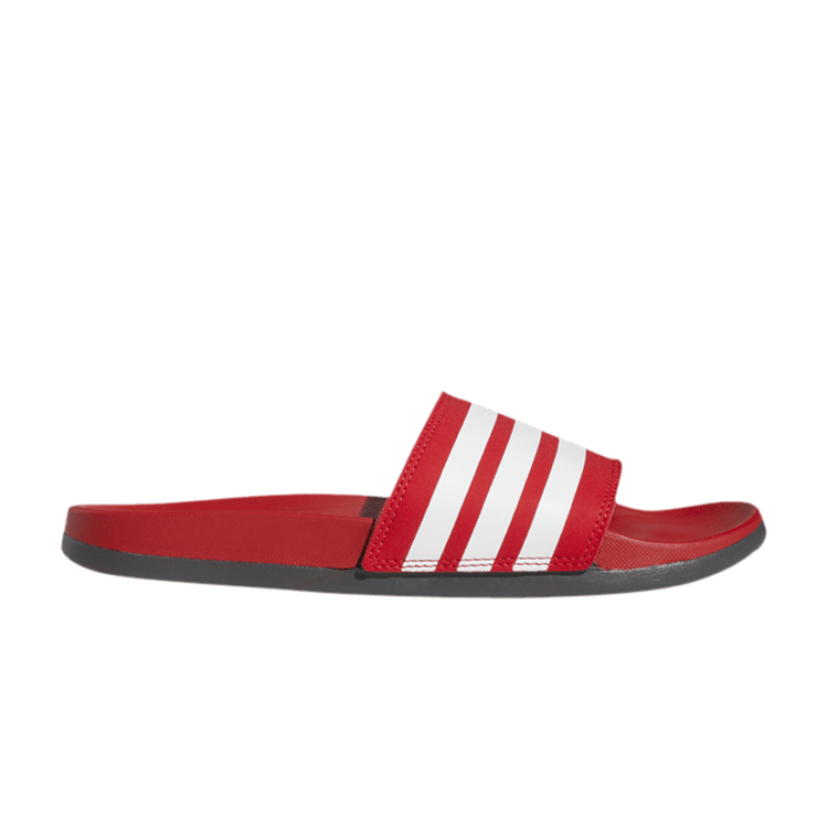 

Сандалии adidas Adilette Comfort Slides 'Scarlet White', красный