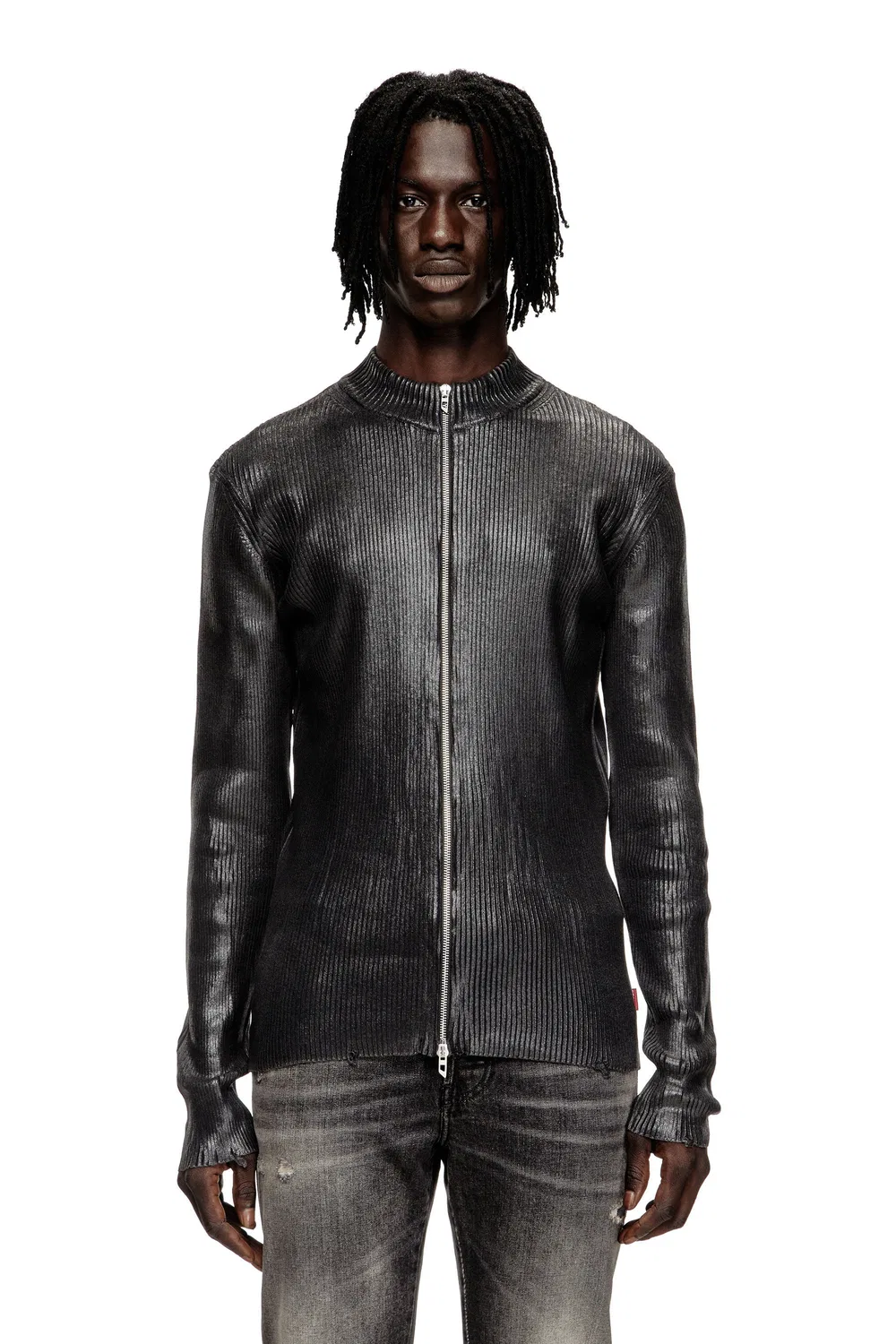 Мужской кардиган на молнии K-DARGY-D Diesel, black