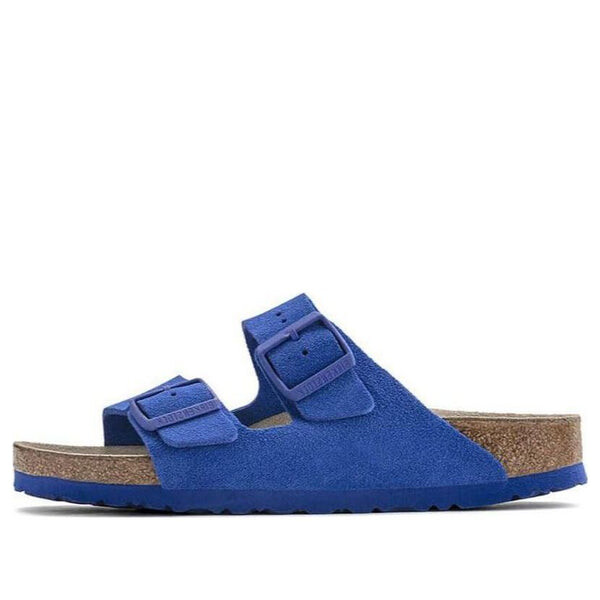 

Тапочки arizona sfb vl suede sandals 'ultra blue' Birkenstock, синий
