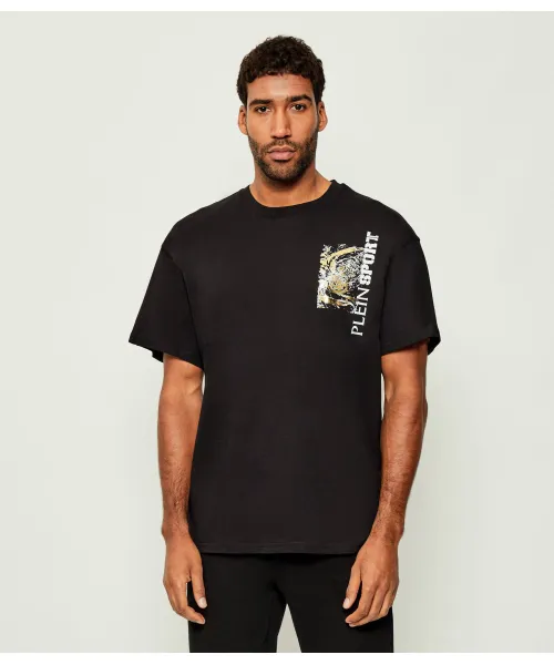 

Футболка «Железный тигр» Loose fit Plein Sport, черный