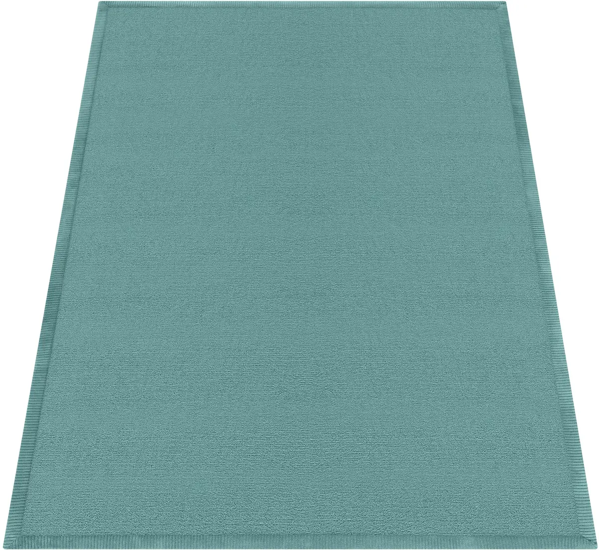 

Ковер Paco Home "Tatami 475", прямоугольный, короткий ворс, однотонный, с пеной с эффектом памяти, можно стирать 200х350 см, синий