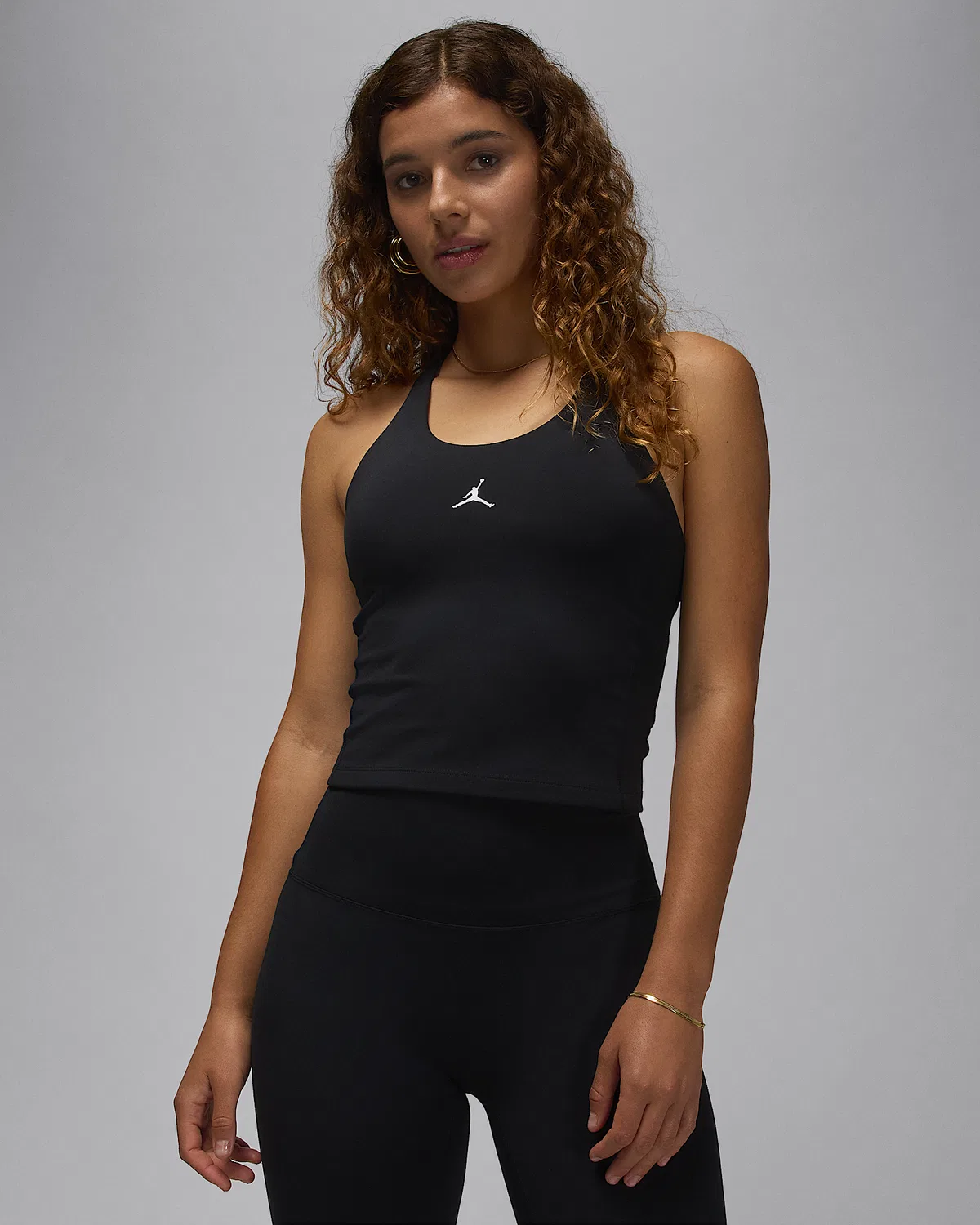 Женский топ-майка Dri-FIT Jordan Sport, Black/White