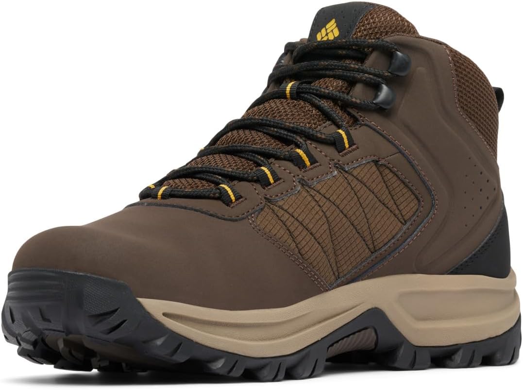 Водонепроницаемые мужские кроссовки Columbia Transverse Hike, Cordovan/Golden Yellow — фото 4