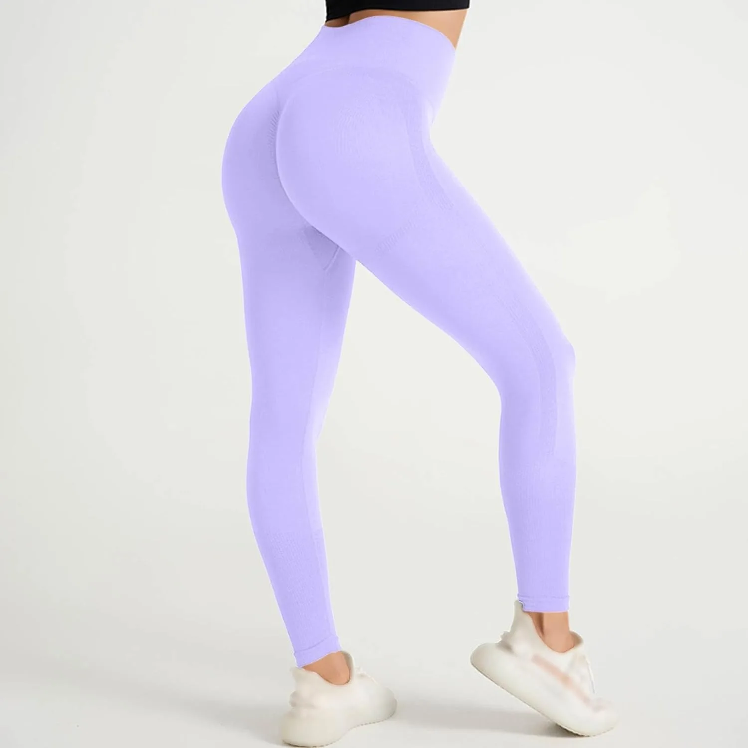 1 шт. Леггинсы для женщин High Waist Tummy Control Stretchy Skinny — фото 3