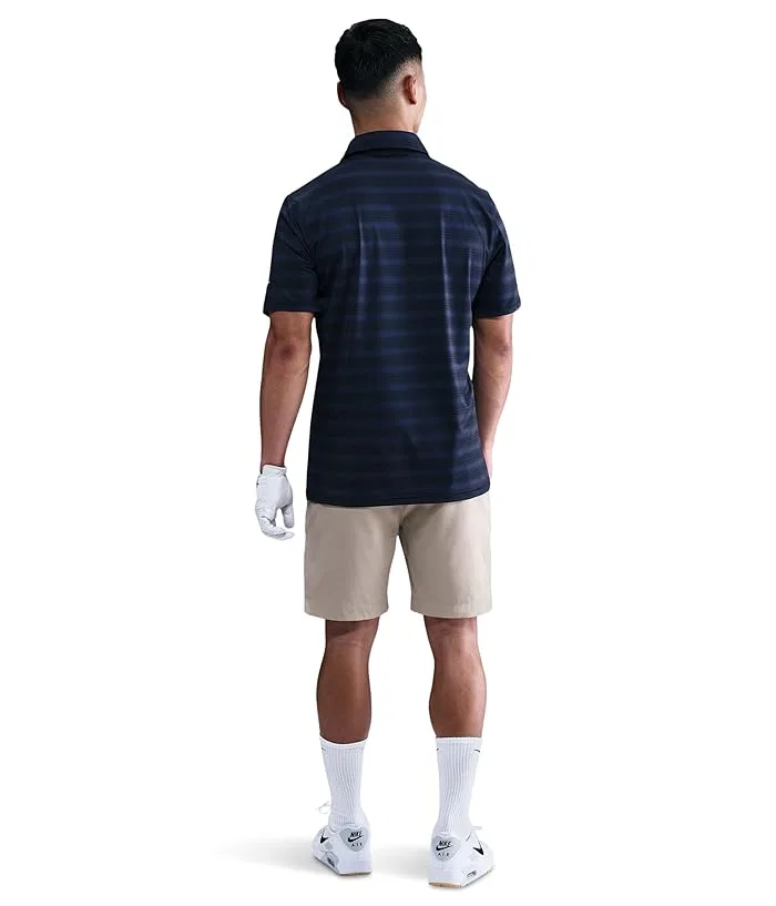 Поло Nike Dri-FIT Good Polo с коротким рукавом полоска, College Navy/College Navy/White — фото 2