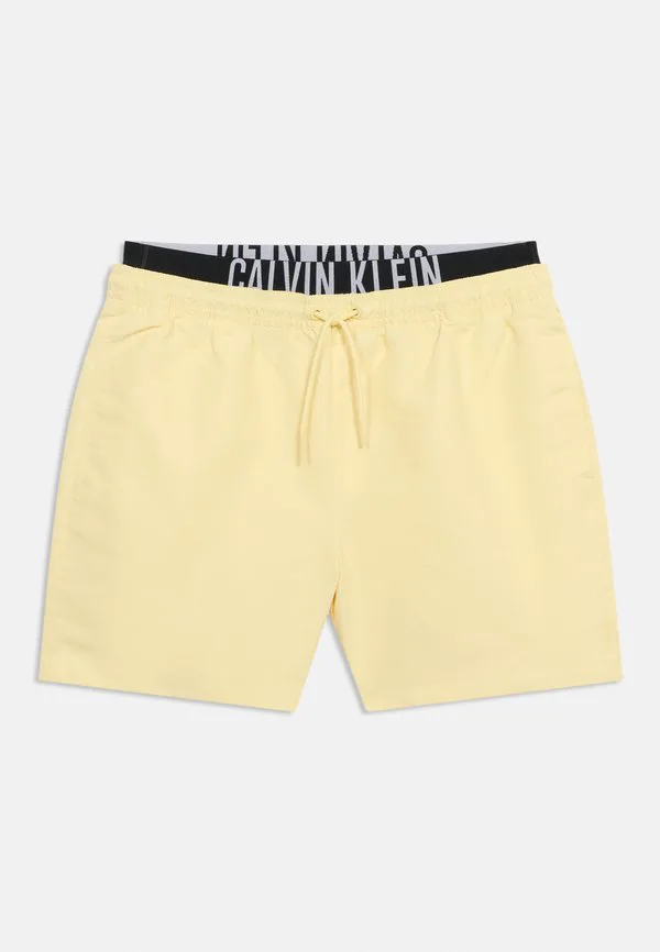 Плавки средней длины, двойные. Calvin Klein Swimwear, French Vanilla