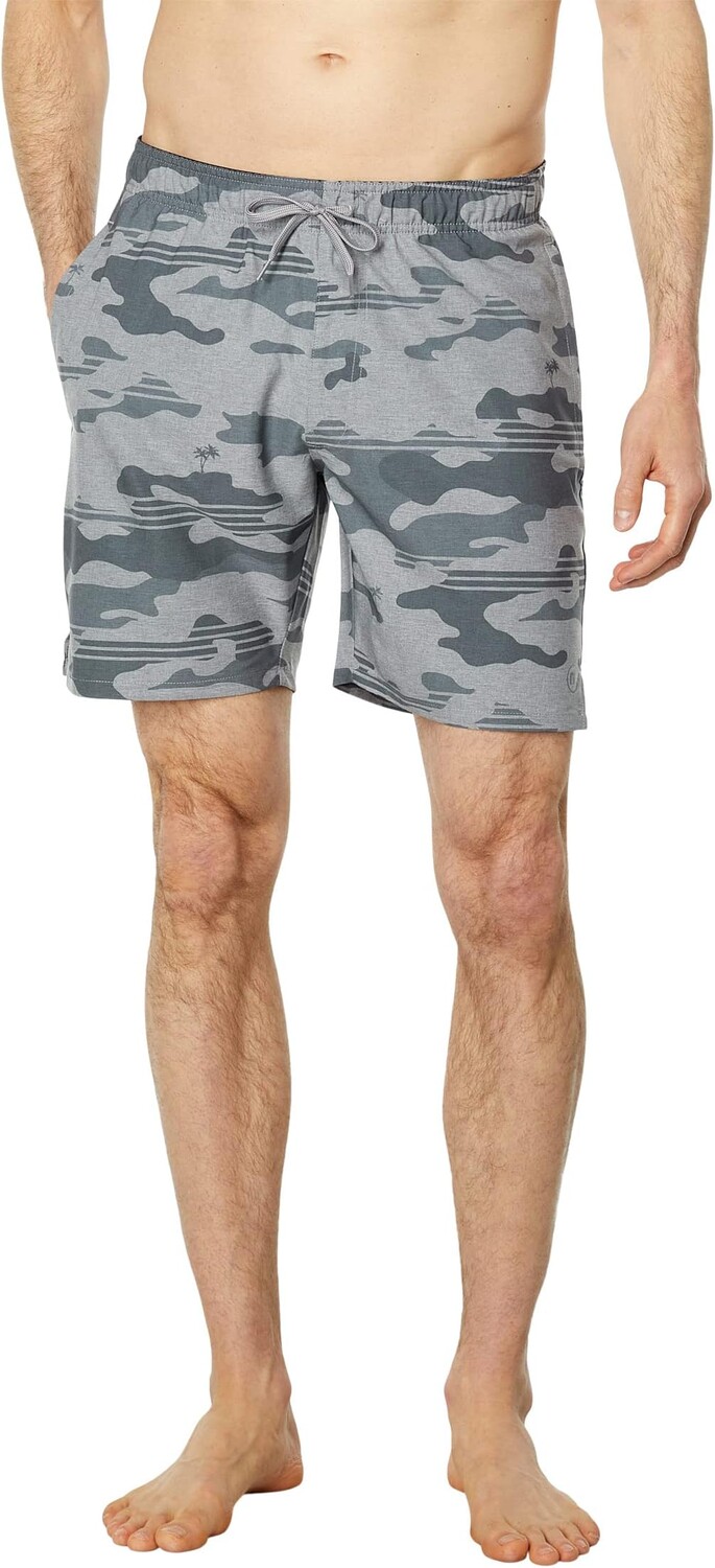 

Пляжные шорты TravisMathew Leader Board Shorts, серый