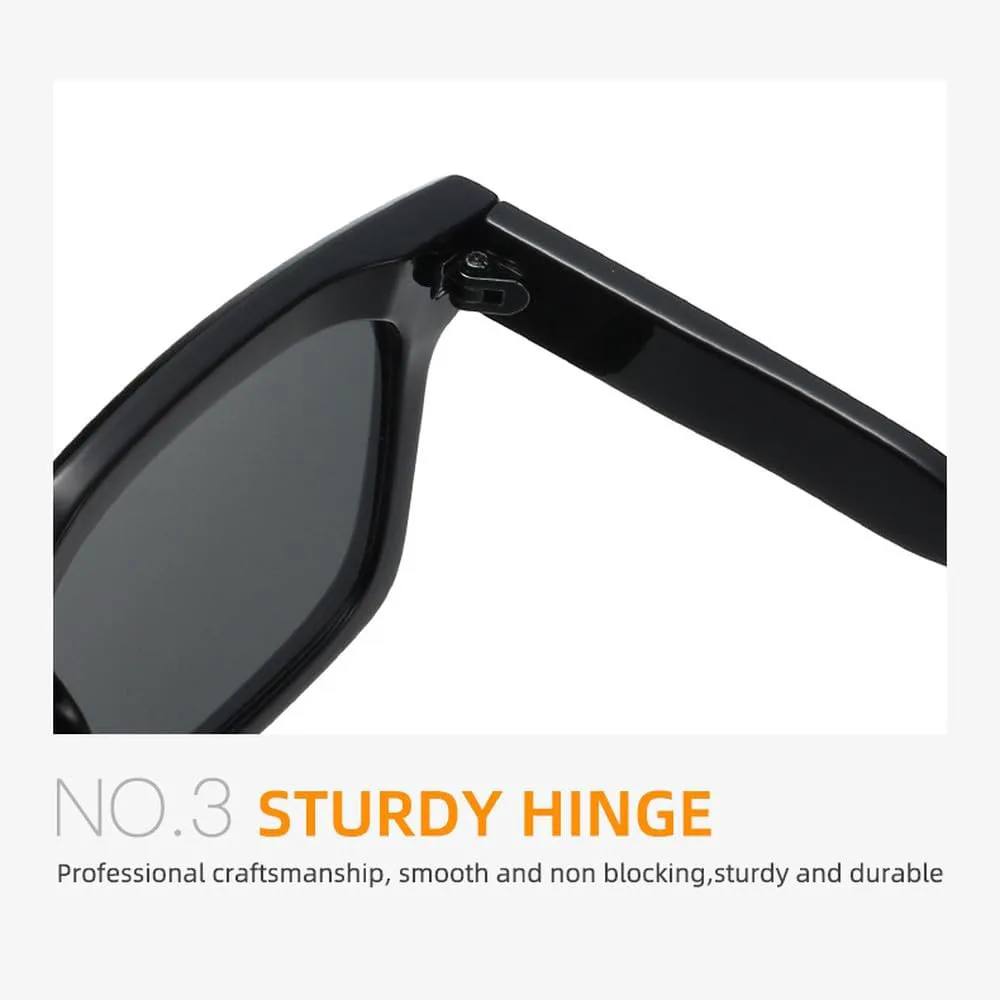 

Модные мужские солнцезащитные очки Fashion Rivets конфетных цветов с защитой от УФ-излучения UV400, а также женские очки с прозрачными линзами HVTVTLA, Black Gray