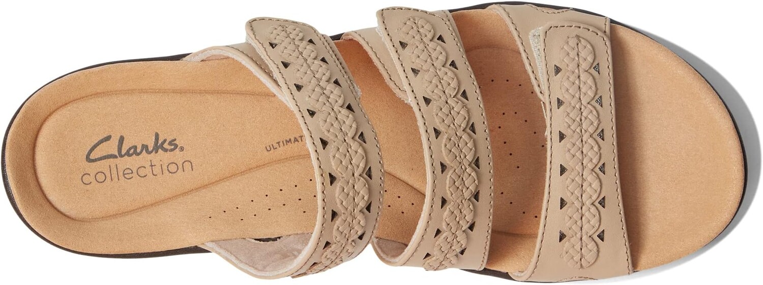 Сандалии на плоской подошве Laurieann Cove Clarks, цвет Sand Leather — фото 2