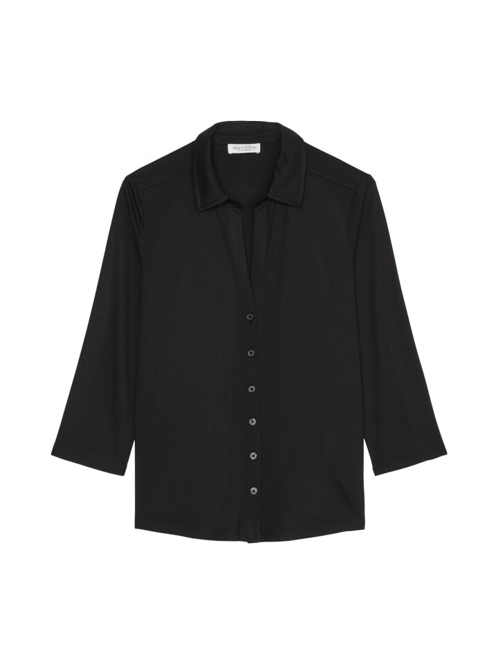 

Футболка Marc O'Polo Jersey Bluse regular, черный