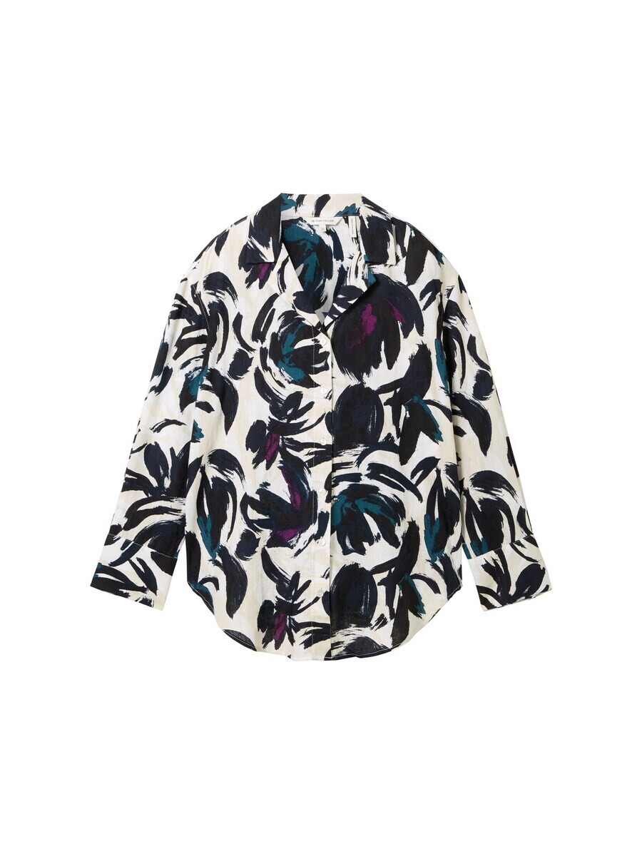 

Блуза TOM TAILOR Blouse, цвет Night blue/Dusty blue