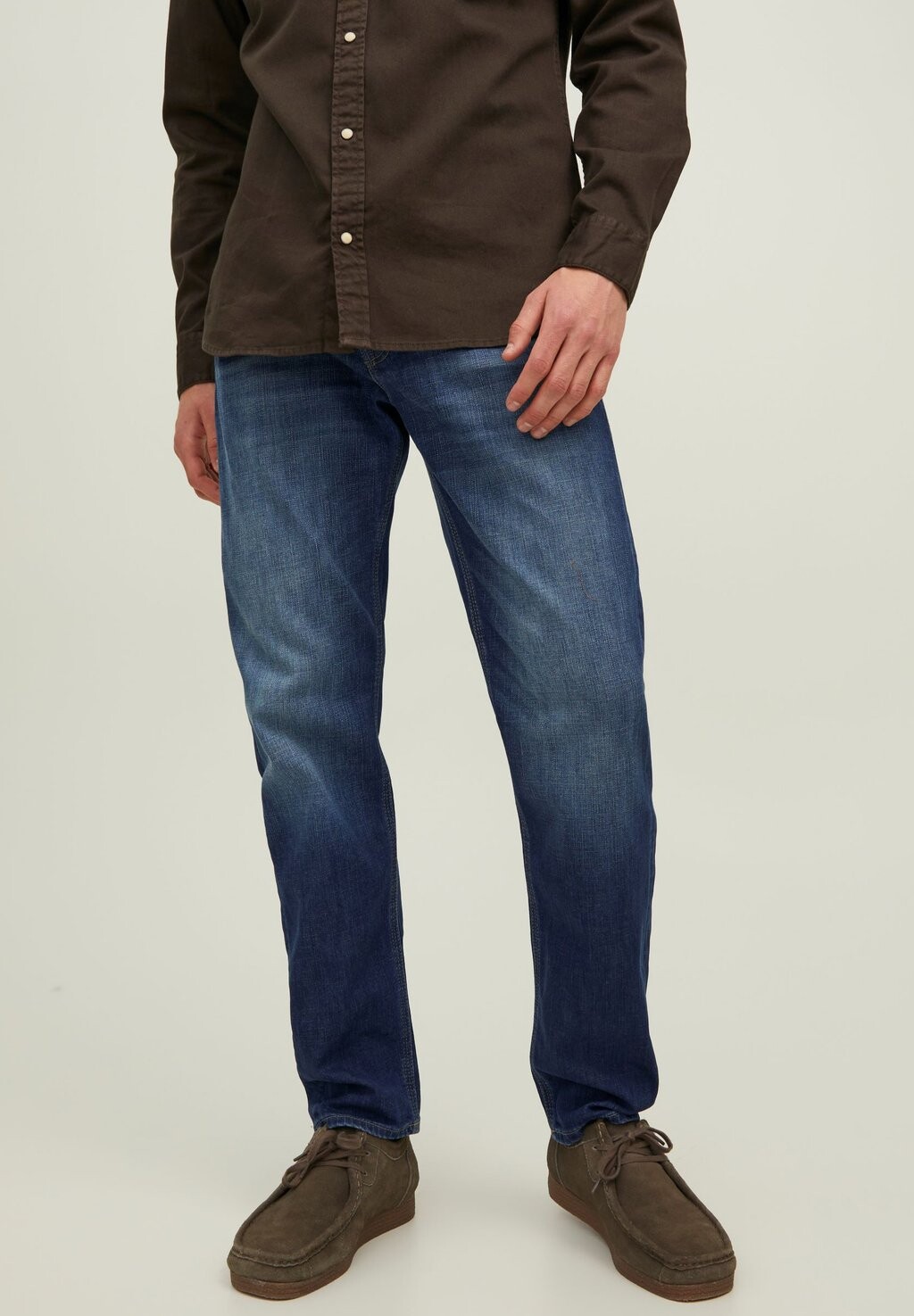 

Джинсы-сигареты JJIMIKE JJWOOD Jack & Jones, синий деним