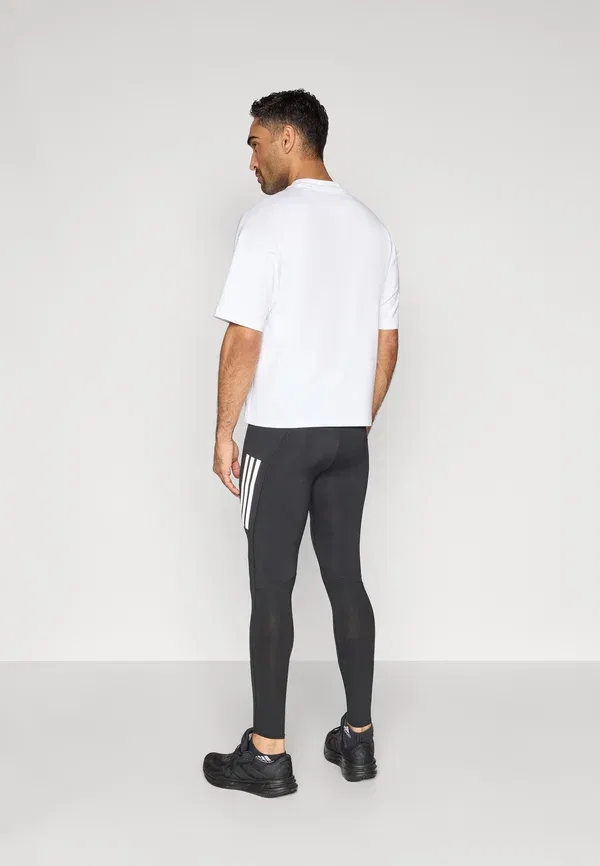 Трикотажные беговые леггинсы Adidas Performance Adi365 tig m, черный — фото 3