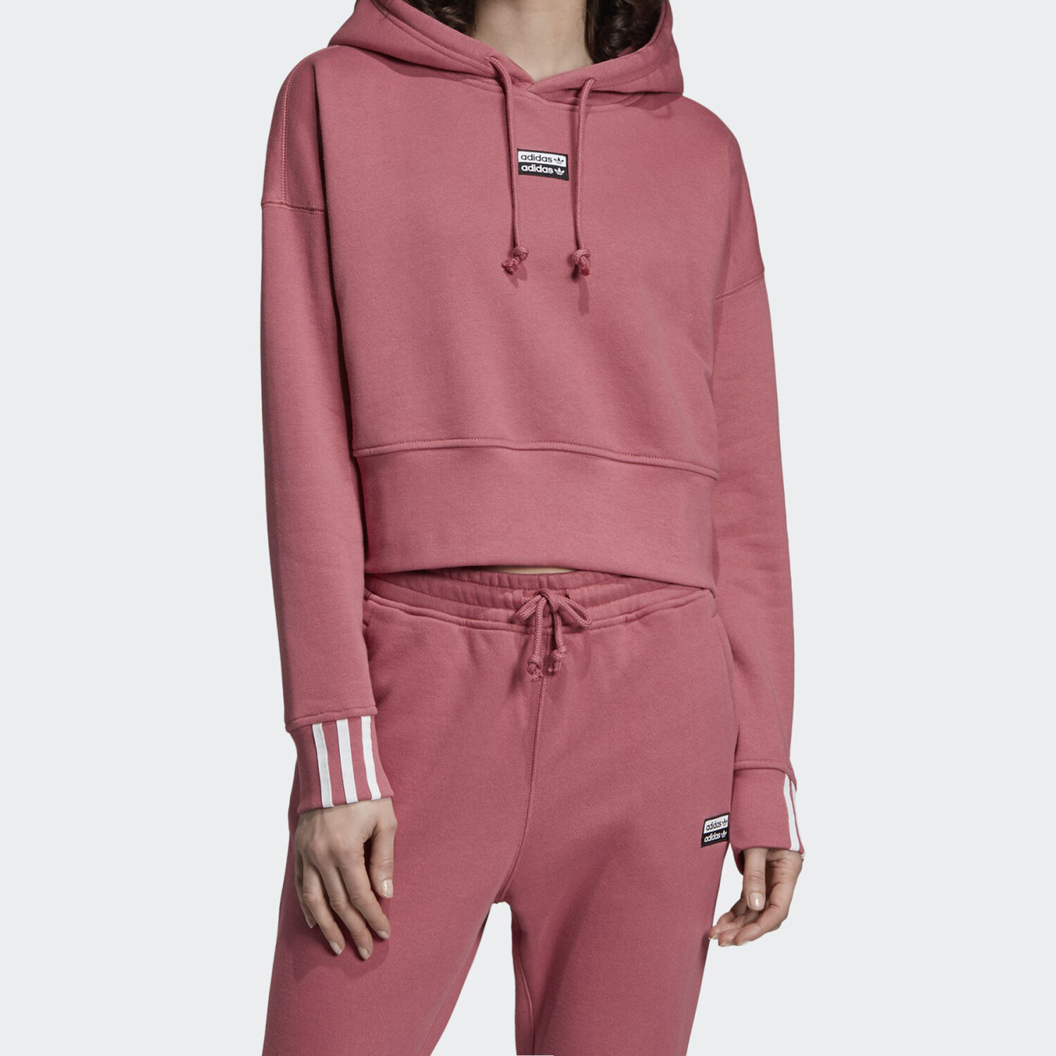 RYV Толстовка женская фиолетовая Adidas Originals, фиолетовый — фото 3
