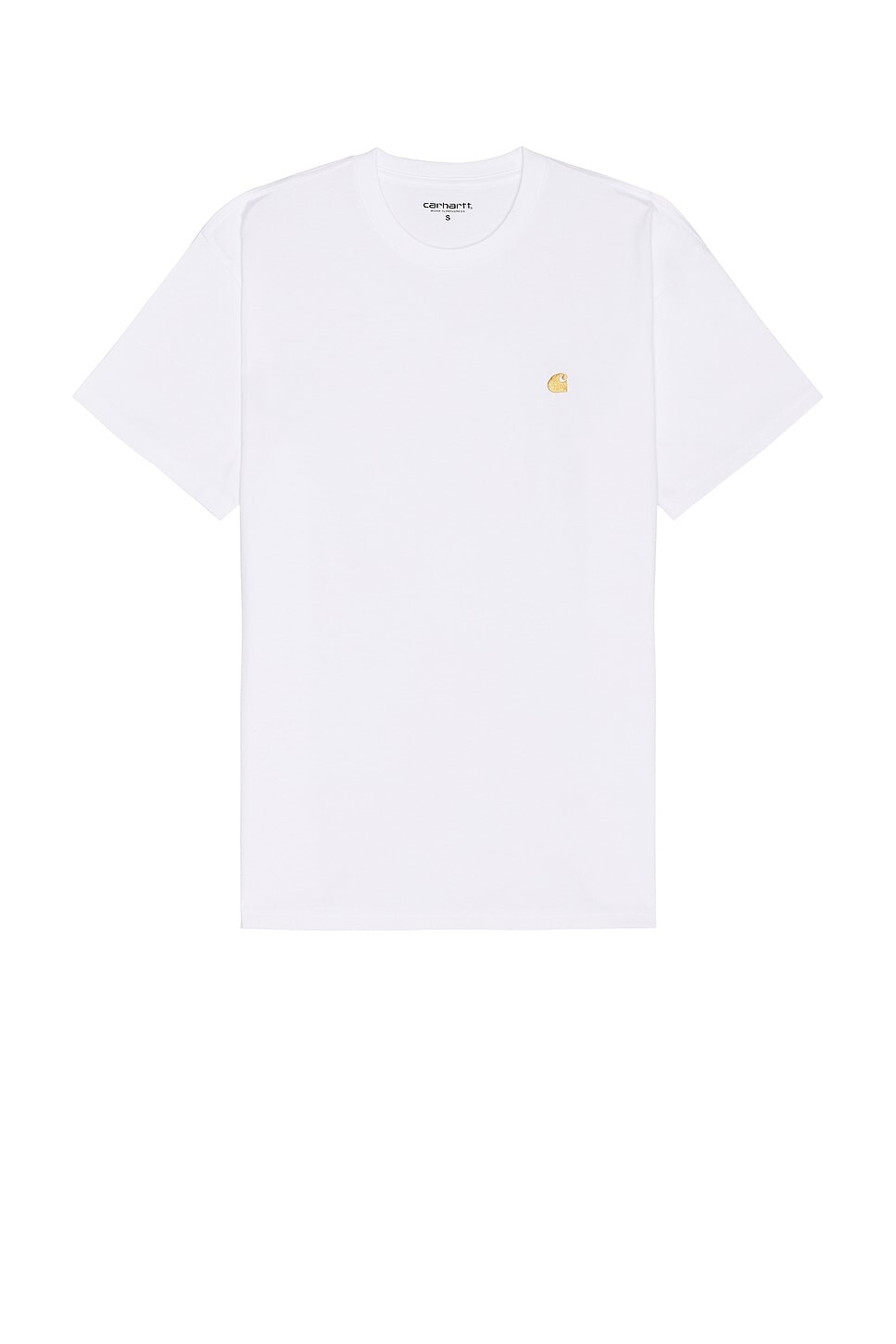 

Футболка «Чейз» Carhartt Wip, цвет White & Gold