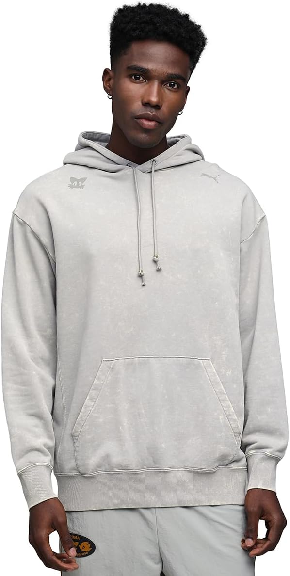 

Мужская повседневная спортивная толстовка Puma TR 632408 Prime Puma X SONIC RELAXED GRAPHIC, серый